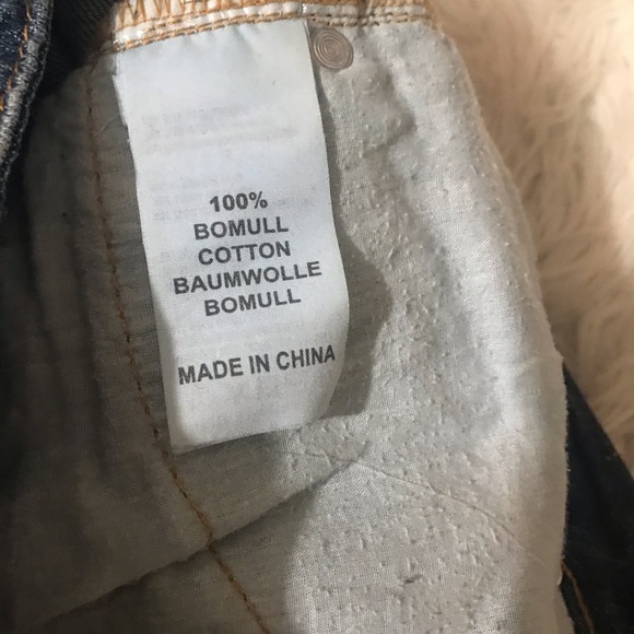 2 for $10 Blue distressed C Denim Shorts size 36 - Picture 6 of 8